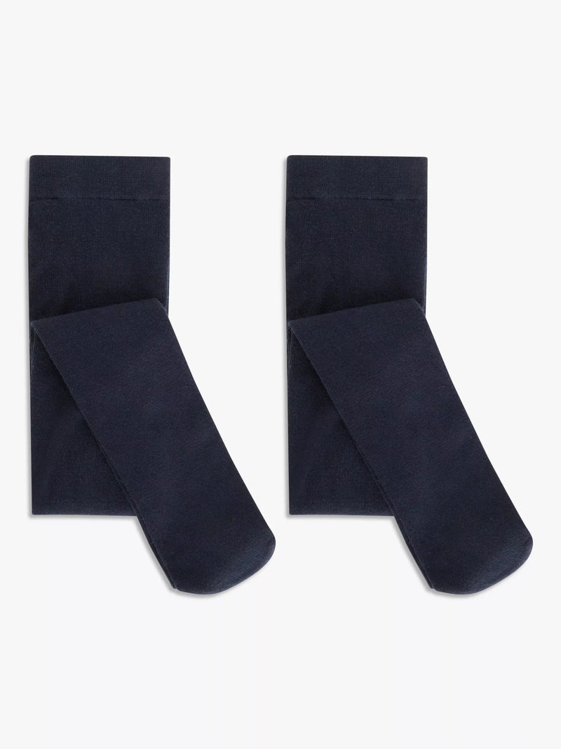 John Lewis Kids' Wool Mix Tights, Pack of 2 - McGrocer