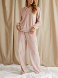 Pretty You London Cosy Chevron Lounge Suit - McGrocer