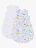 John Lewis ANYDAY Happy Houses Baby Sleeping Bag, 1 Tog, Pack of 2 - McGrocer