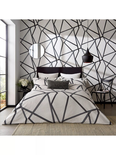 Harlequin Sumi Pearl Charcoal Pillow Case Oxford Size 50x75cm
