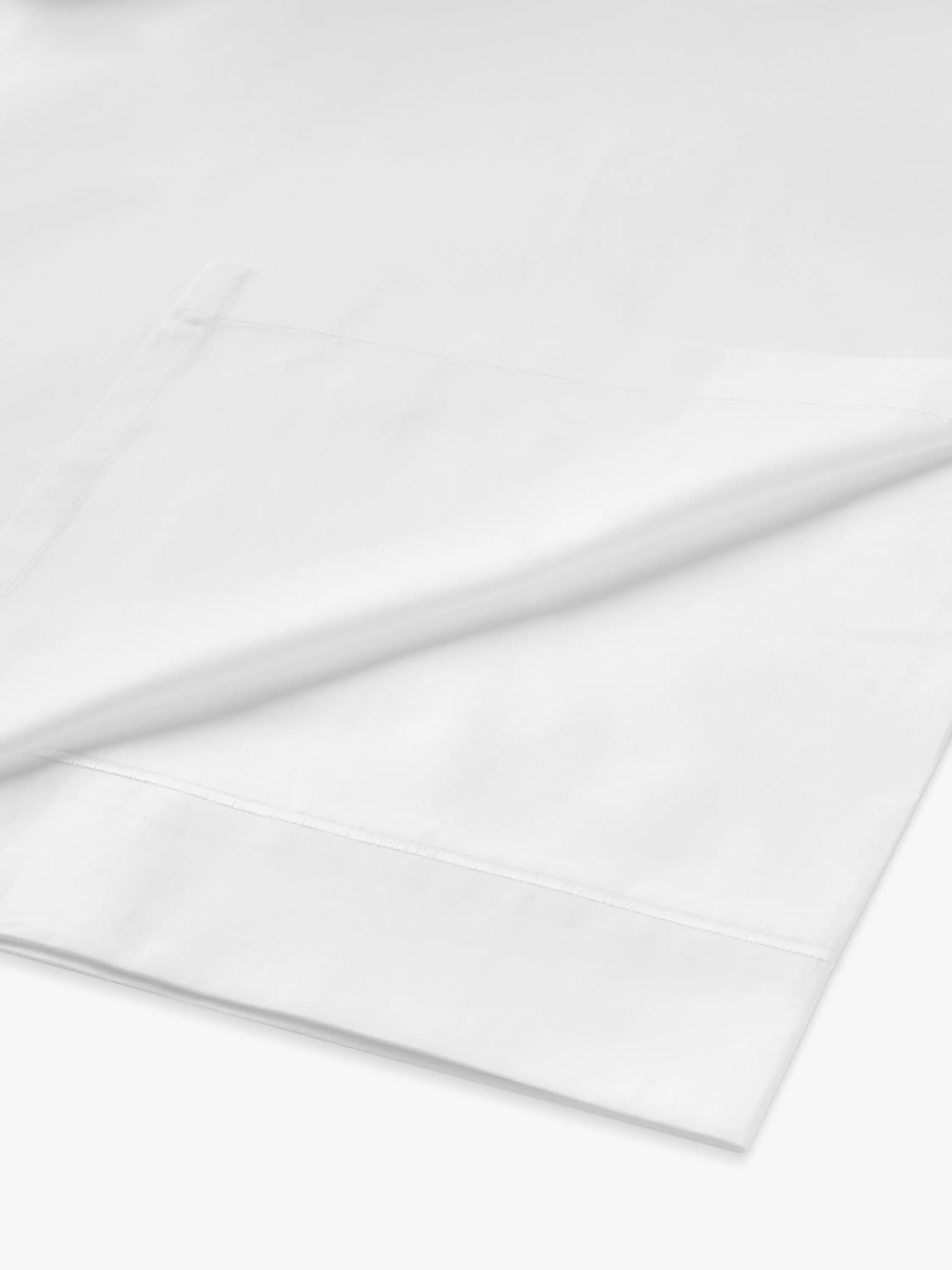 John Lewis Crisp & Fresh Egyptian Cotton Percale 400 Thread Count Flat Sheet - McGrocer