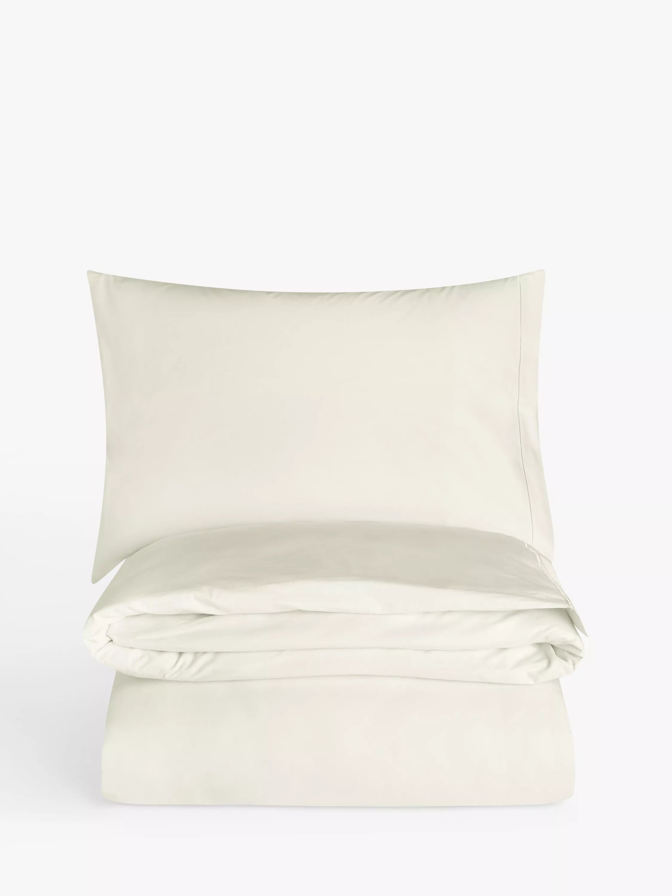 John Lewis Crisp & Fresh Egyptian Cotton Percale 400 Thread Count  Bedding - McGrocer