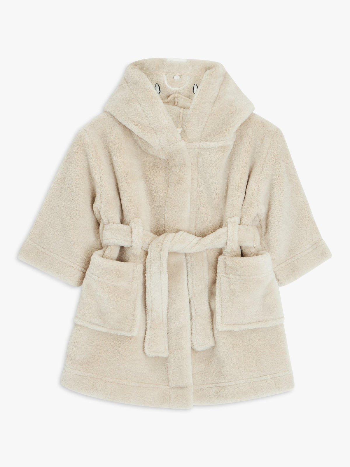 Baby Bear Hooded Robe in Oatmeal