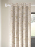 Cala Weave Pair Lined Eyelet Curtains