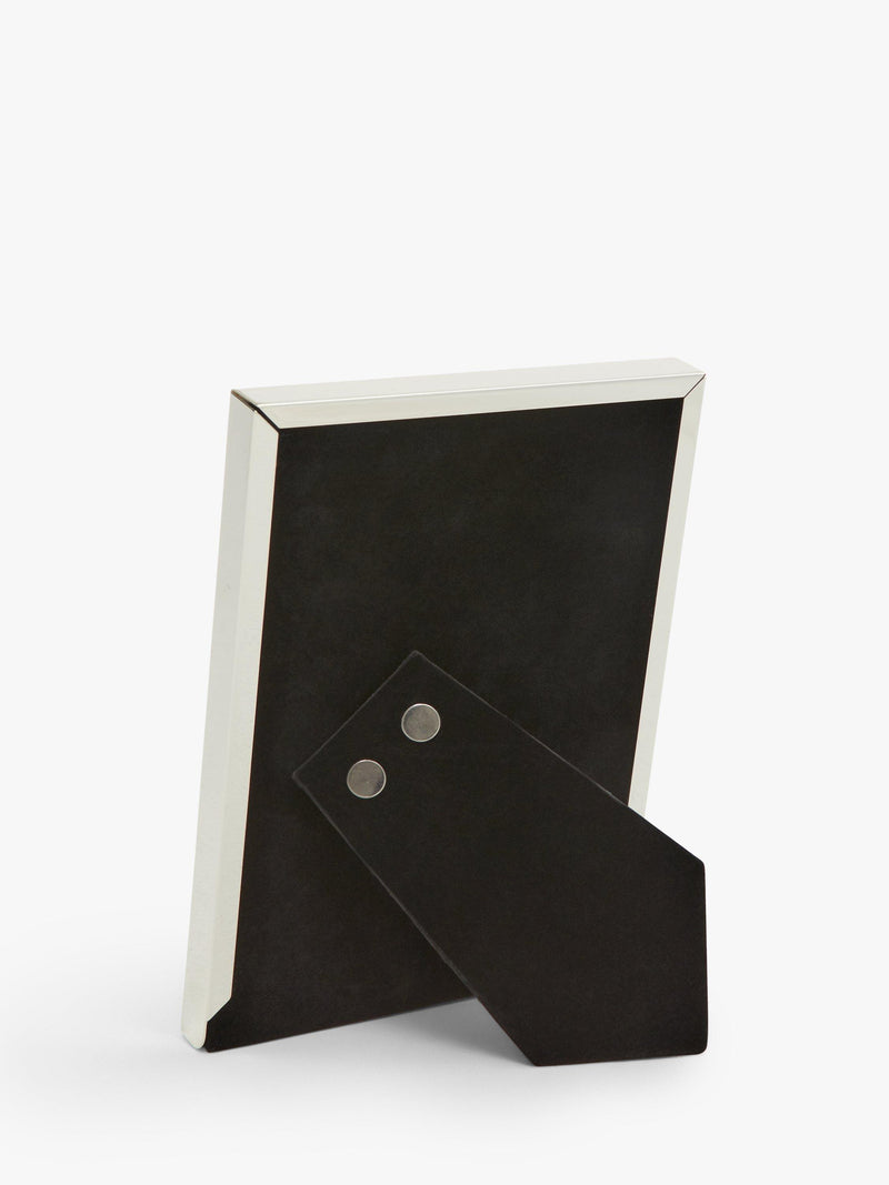 John Lewis mother of pearl block photo frame, silver plated, UK version
