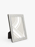 John Lewis silver plated hammered metal photo frame, UK version