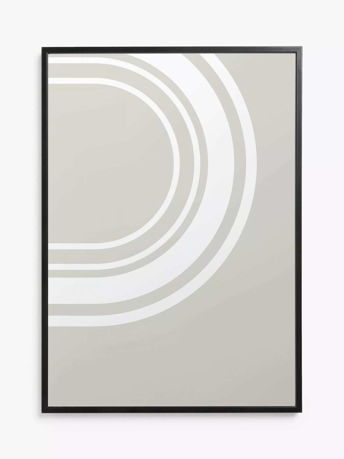 John Lewis black aluminium poster frame, UK version