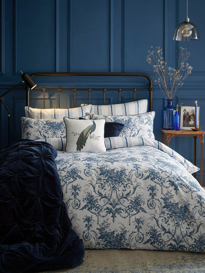 Laura Ashley Tuileries Reversible 200 Thread Count Duvet Cover Set