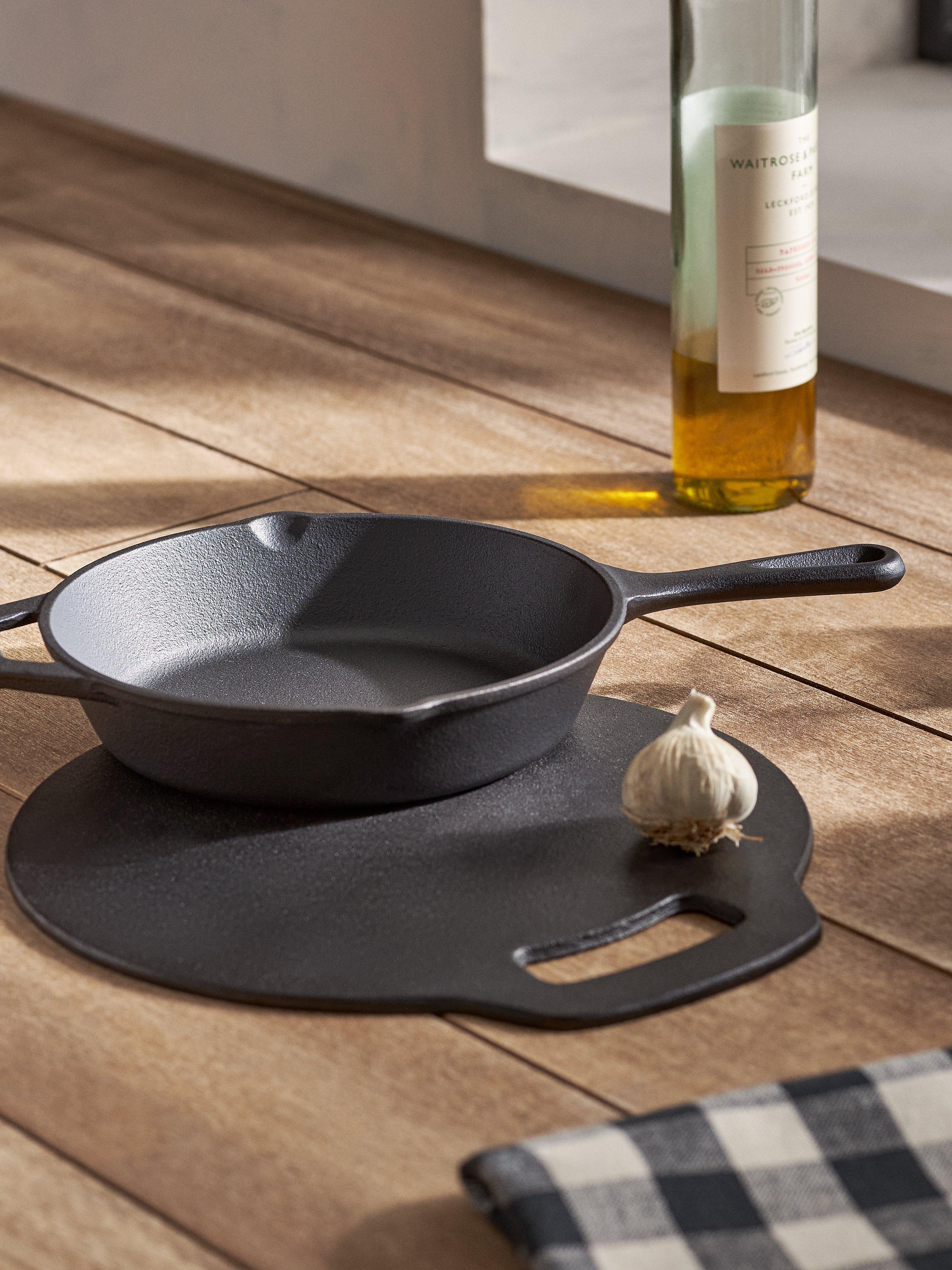 John Lewis cast iron frying pan for multi-use cooking, UK version