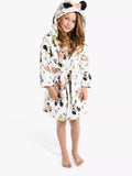 Brand Threads Kids' Minnie Hooded Dressing Gown, Multi - McGrocer