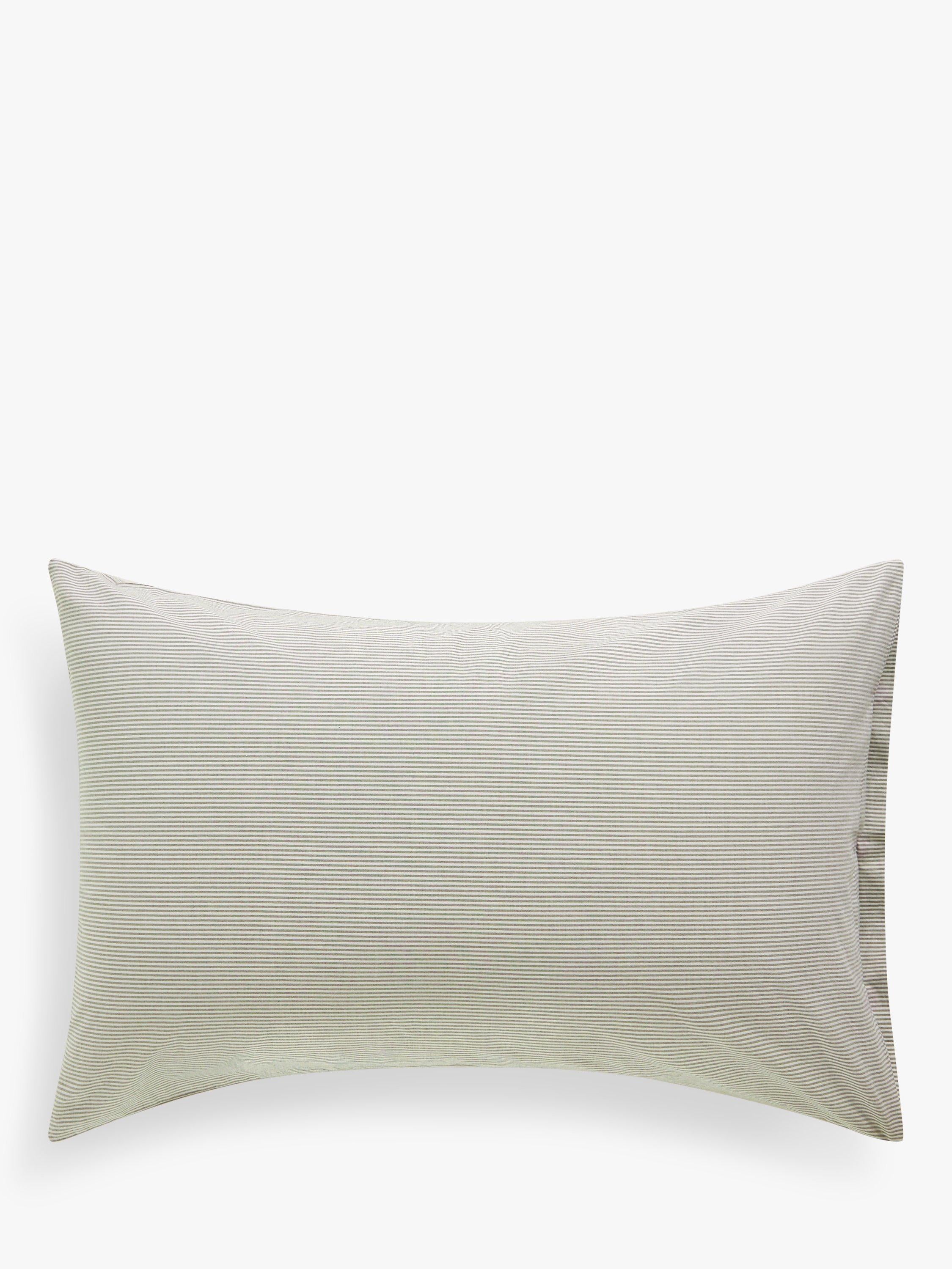 John Lewis grey stripe cotton duvet cover single size, UK version