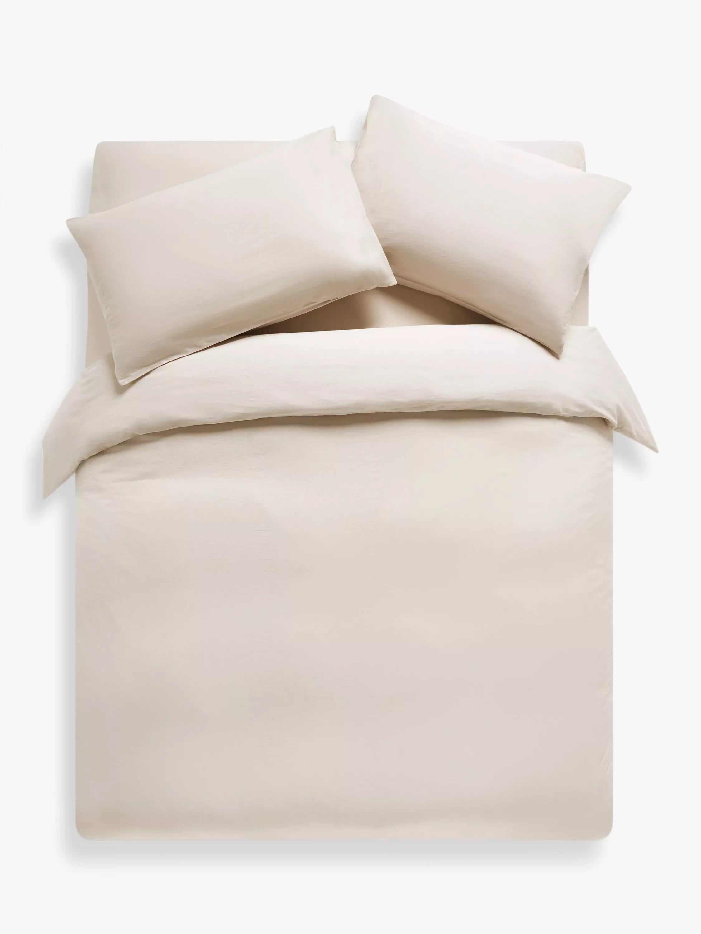 John Lewis Comfy & Relaxed 300 Thread Count Washed Cotton Bedding - McGrocer