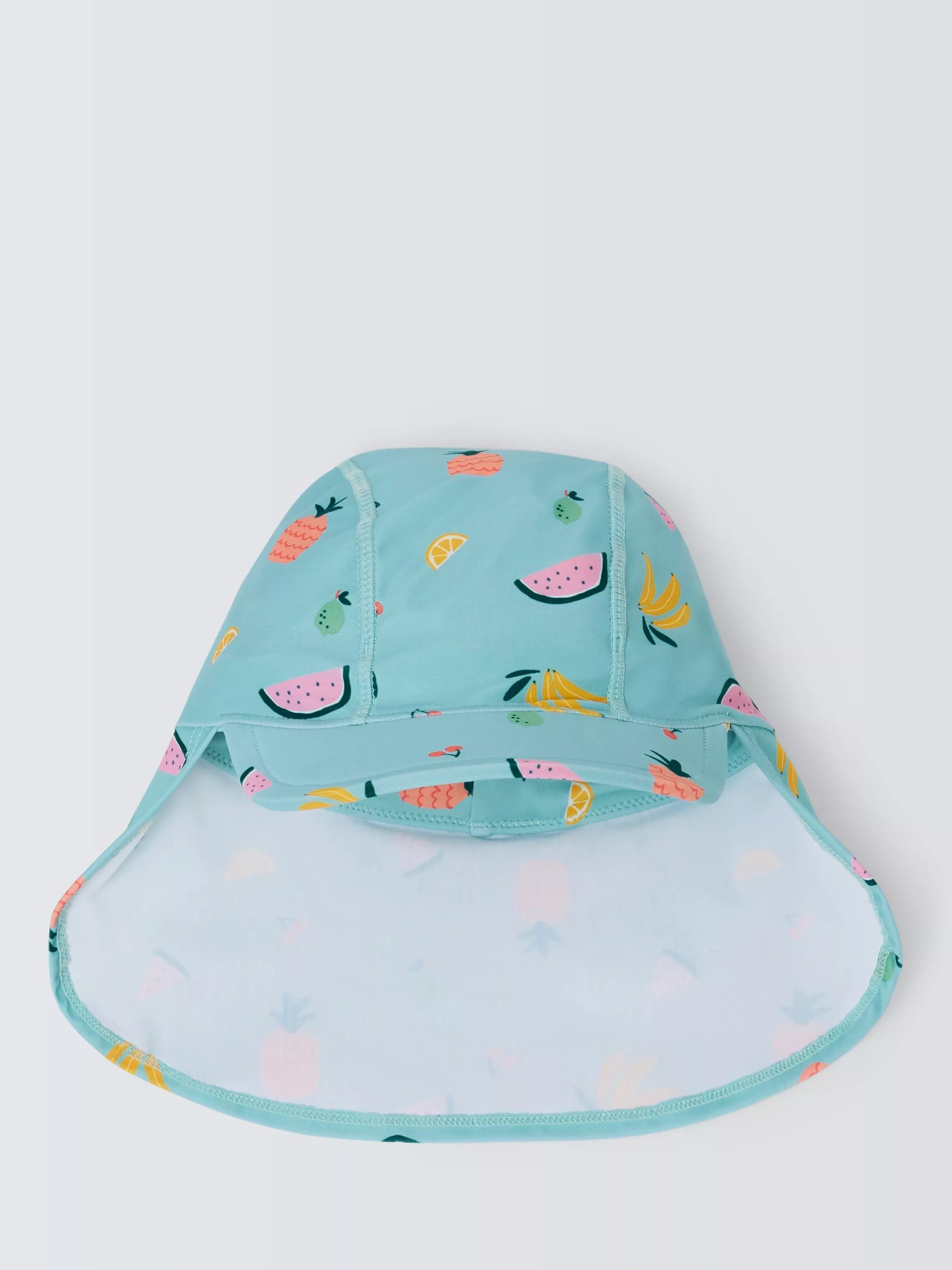 John Lewis Baby Ditsy Fruit Print Keppi Hat, Green - McGrocer