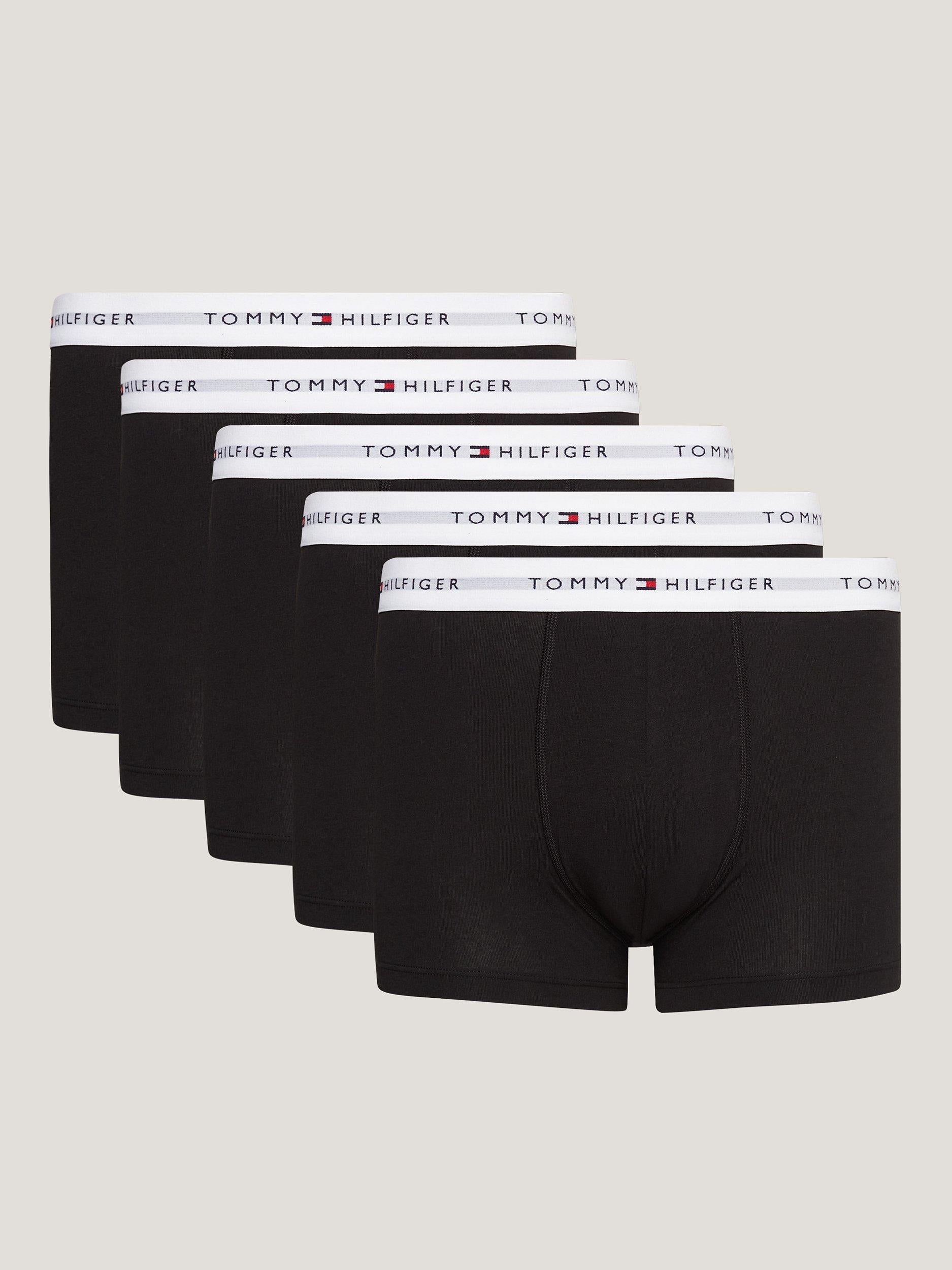 Tommy Hilfiger black trunks pack of five (British brand)