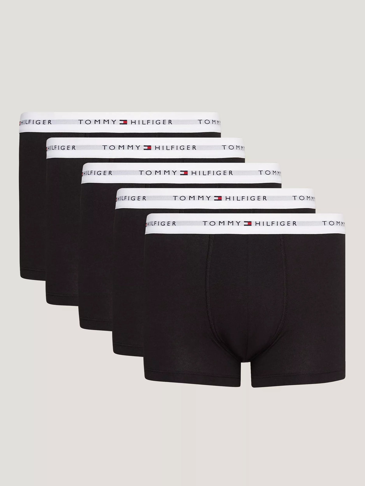 Tommy Hilfiger black trunks pack of five (British brand)