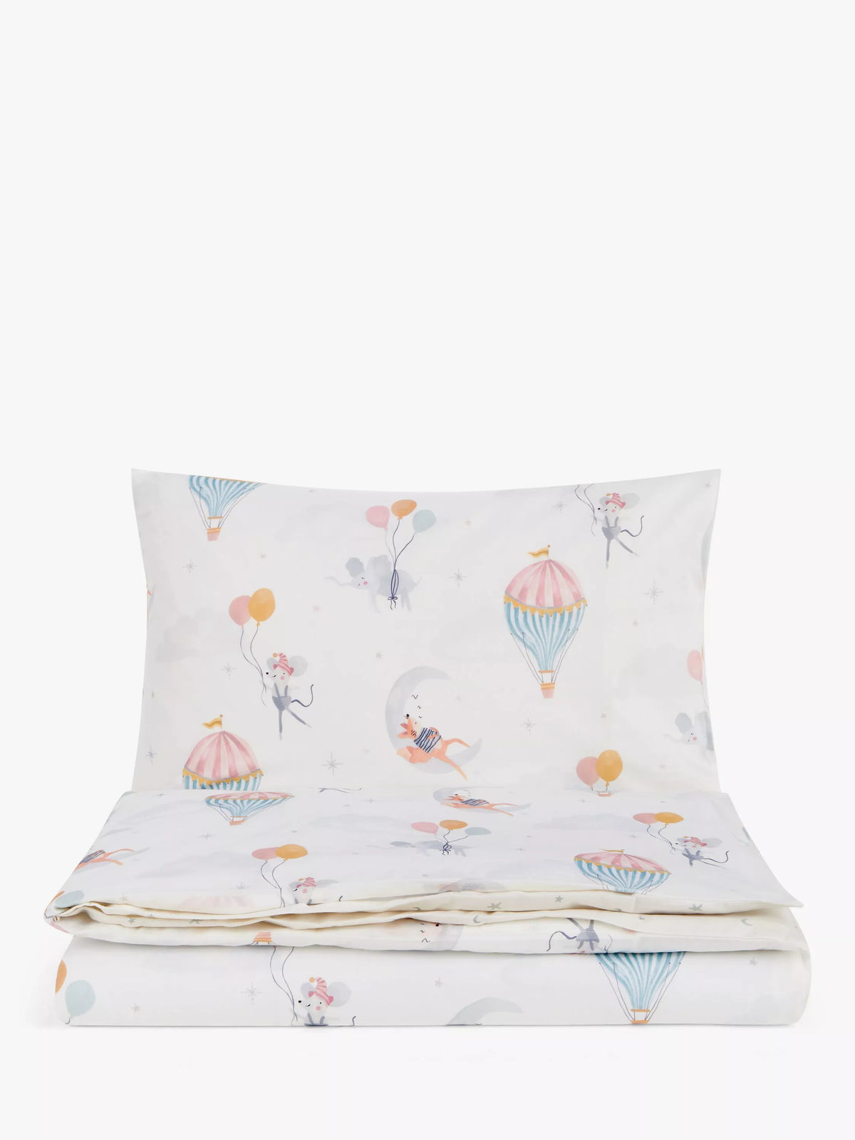 John Lewis Kids' Sweet Dreams Print Pure Pure Cotton Duvet Cover and Pillowcase Set