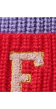 Small Stuff Kids' Initial Knitted Beanie Hat, Lilac