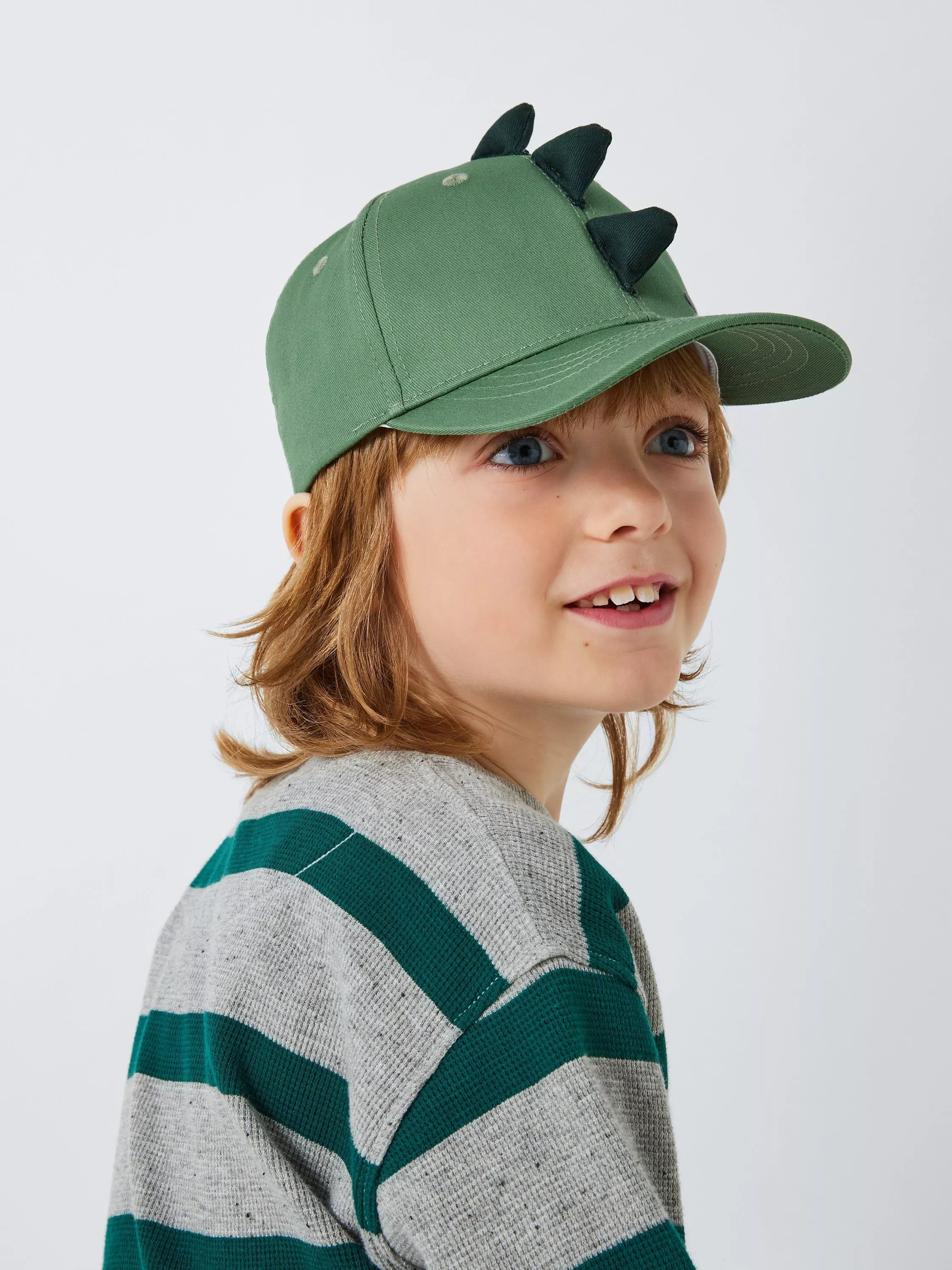 John Lewis Kids' Novelty Lizard Cap, Green - McGrocer