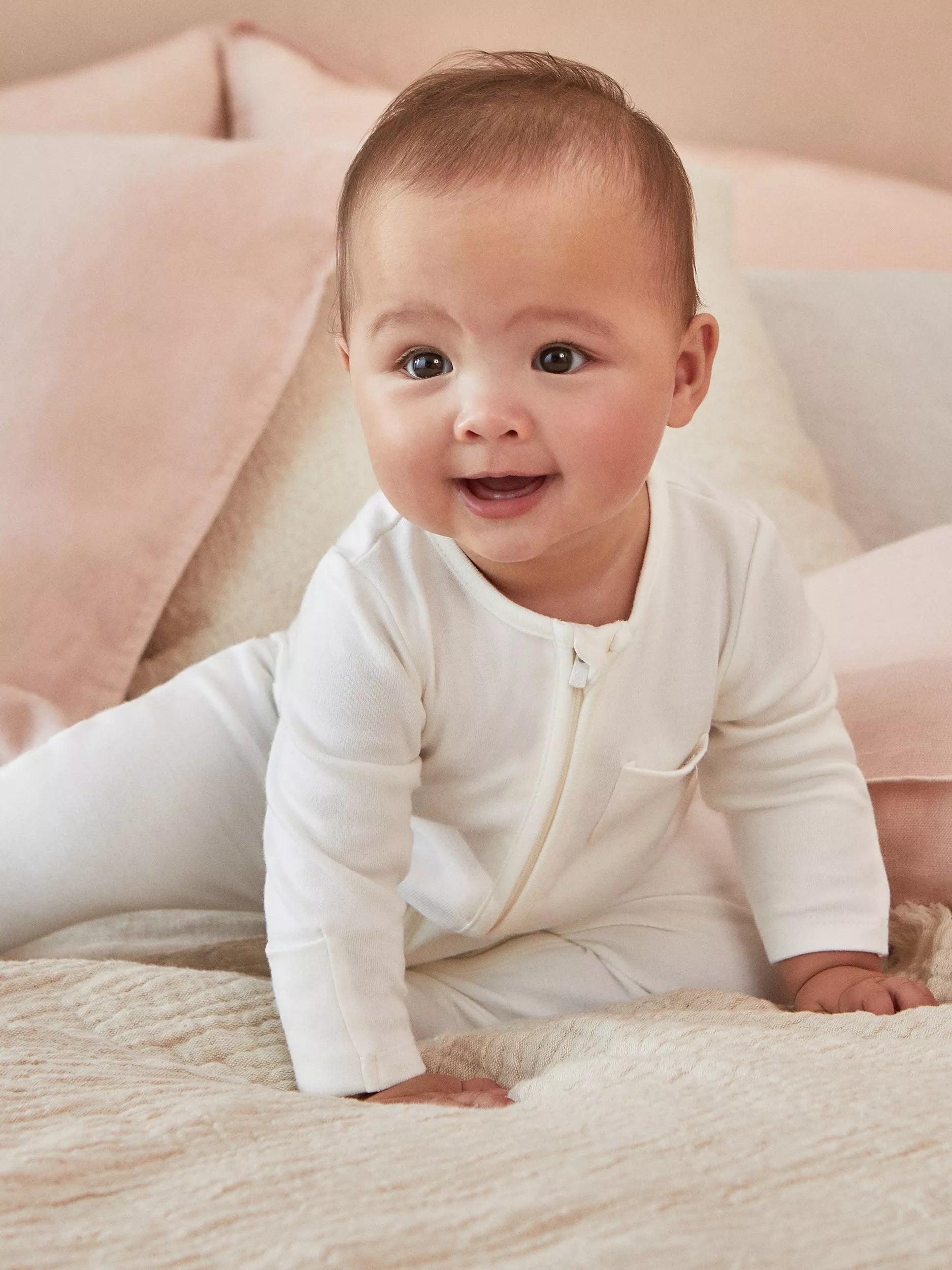 MORI Baby Clever Zip Pocket Sleepsuit - McGrocer