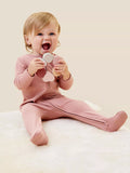 MORI Baby Clever Zip Ribbed Sleepsuit - McGrocer