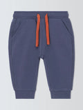 John Lewis ANYDAY Baby Cotton Joggers, Blue - McGrocer