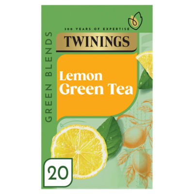 Twinings lemon green tea bags 40g (British brand)