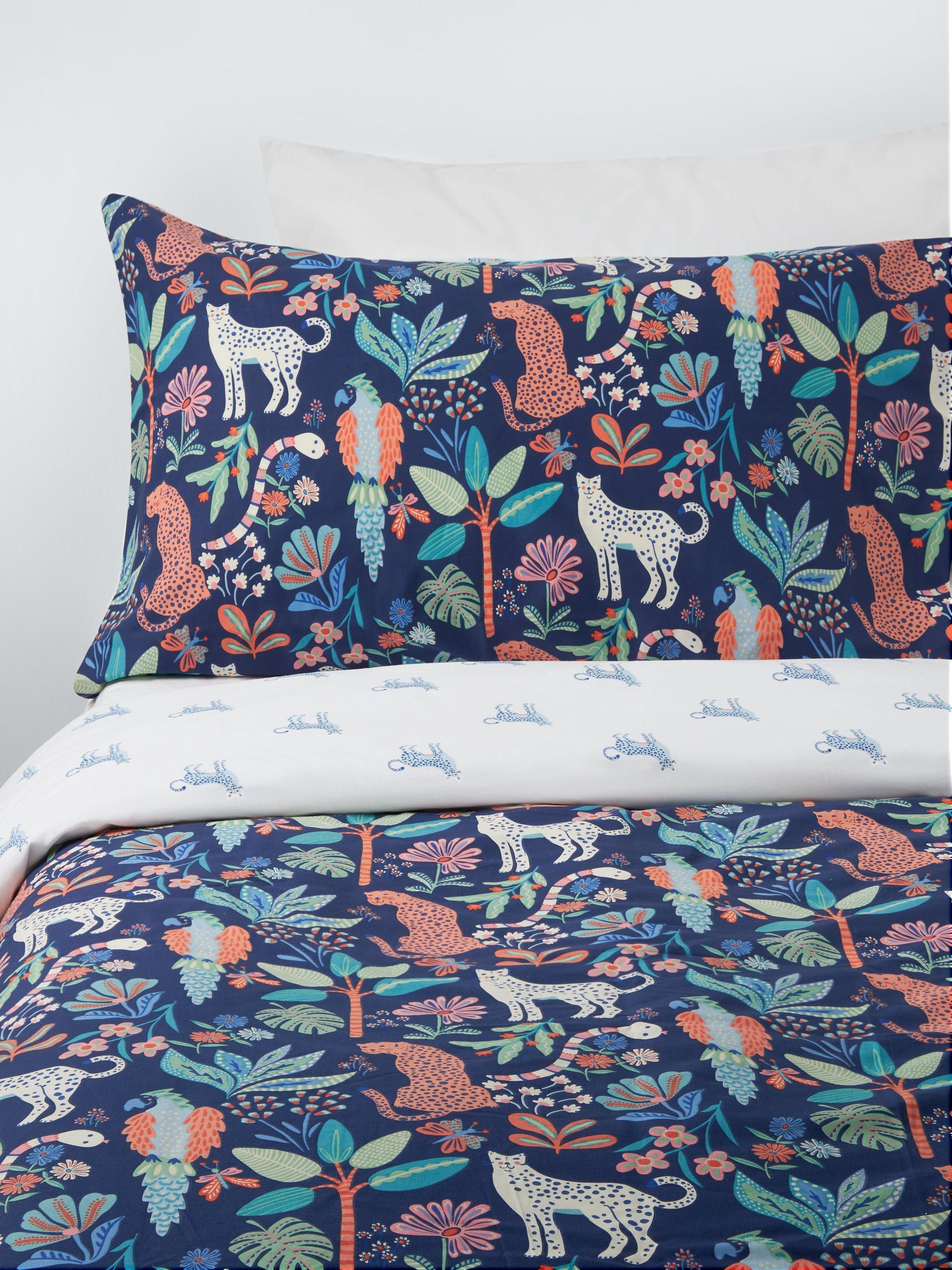 John Lewis kids floral jungle duvet cover set, UK version