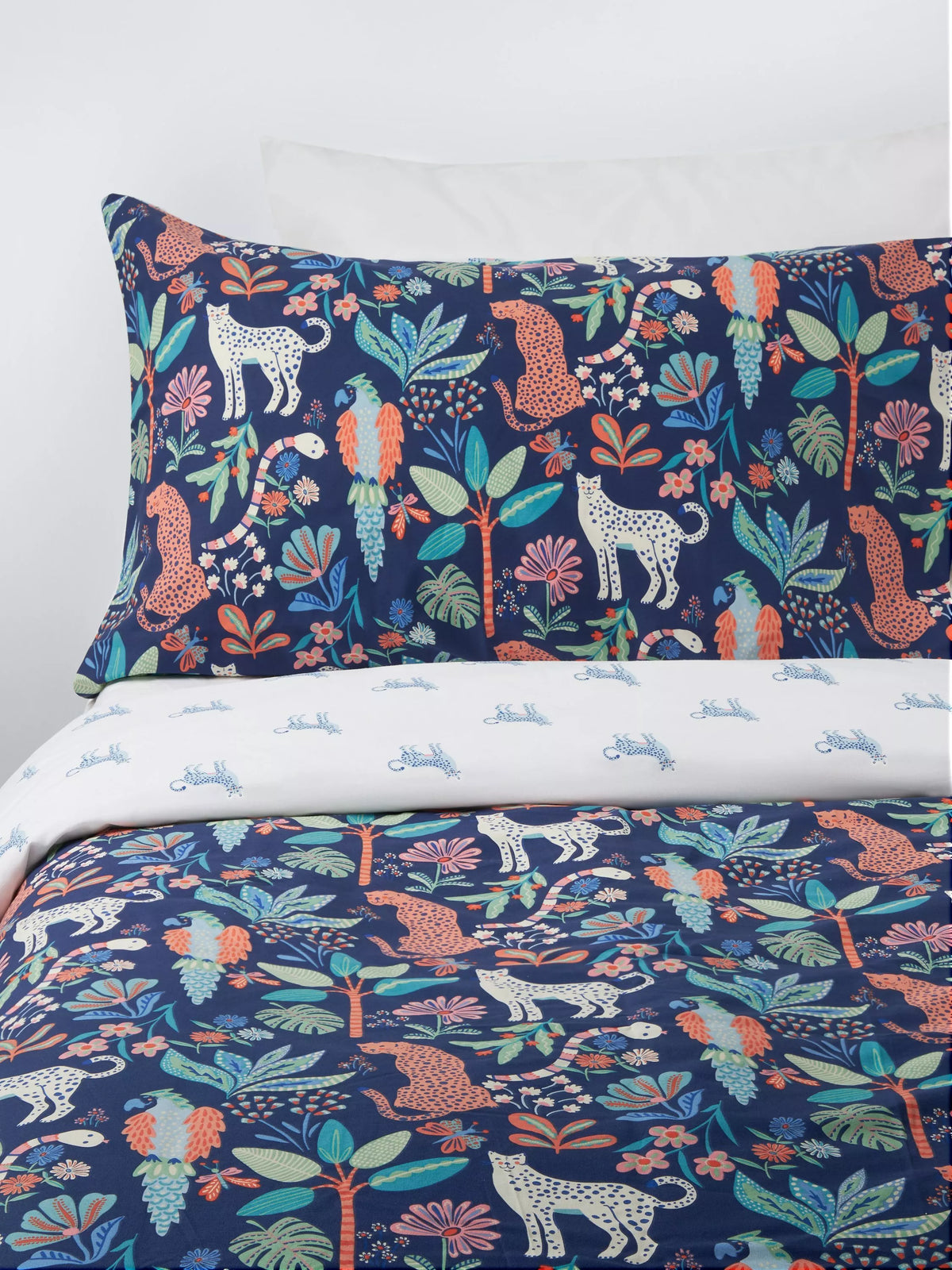 John Lewis kids floral jungle duvet cover set, UK version