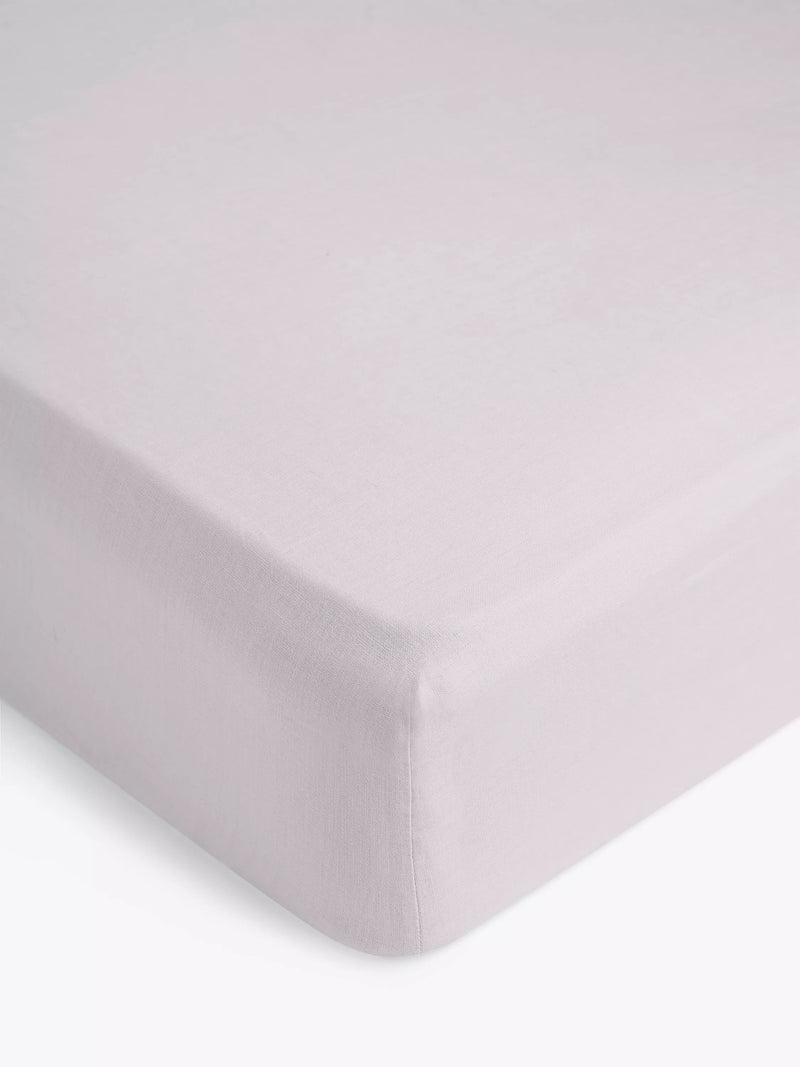 John Lewis Comfy & Relaxed Washed Linen Deep Fitted Sheets