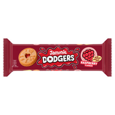 Fox's Jammie Dodgers Raspberry Flavour sweet biscuits 140g, UK version