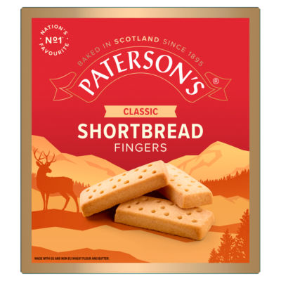 Biscuits Sablés Classiques Paterson's Shortbread Fingers 300g