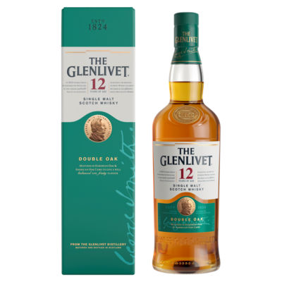 The Glenlivet 12 Year Old single malt Scotch whisky 70cl (British brand)