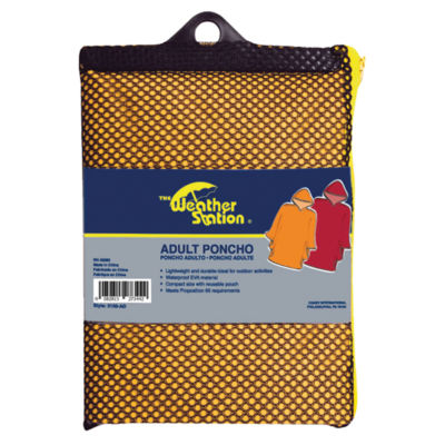 The Weather Station adult reusable poncho (British brand)