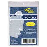 The Weather Station clear emergency poncho (British brand)
