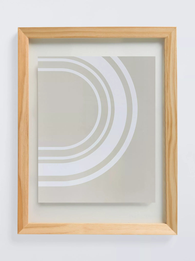John Lewis pine wood floating poster frame natural, UK version