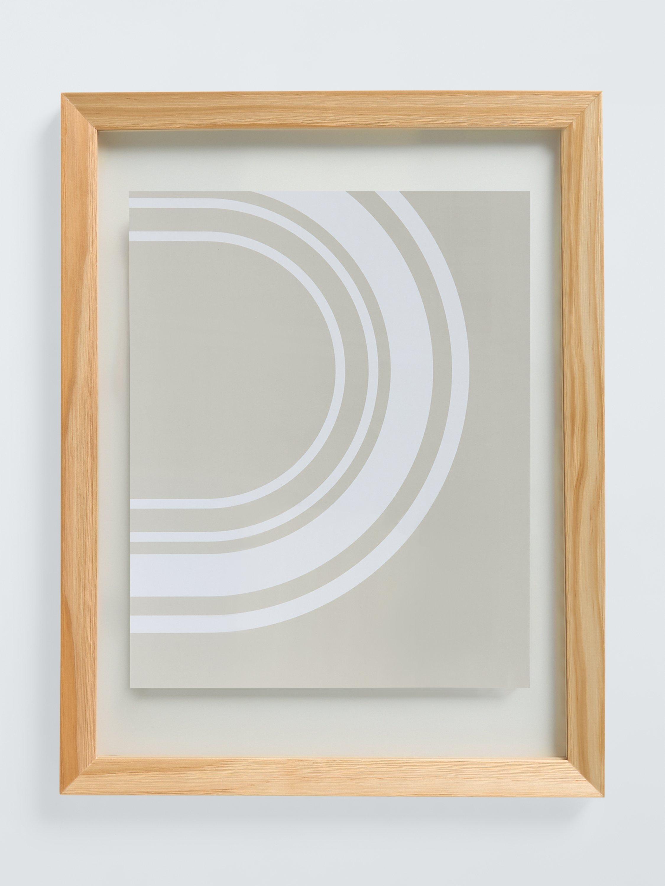 John Lewis pine wood floating poster frame natural, UK version