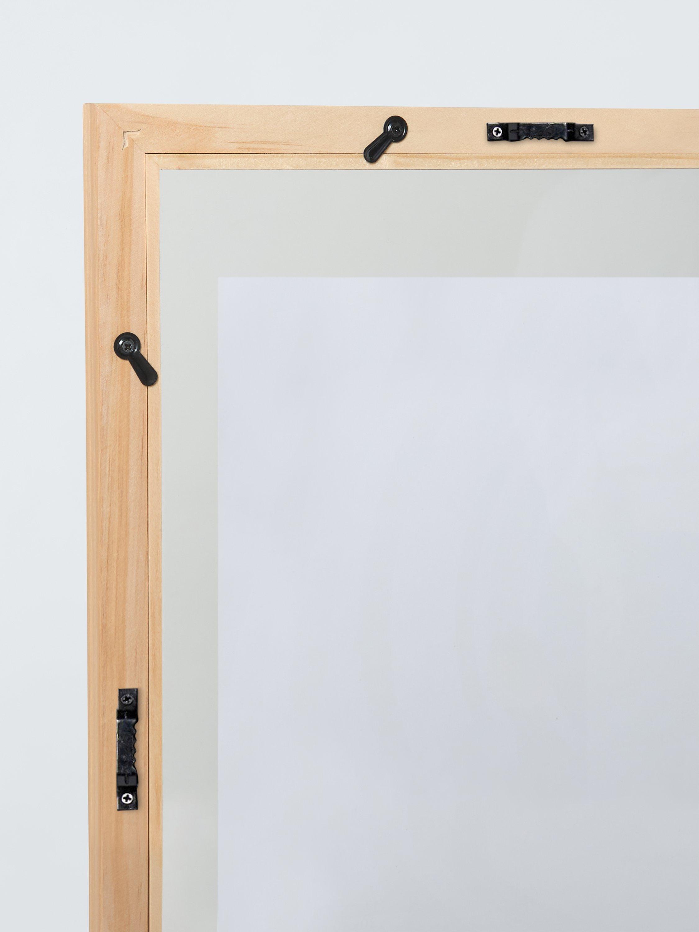John Lewis pine wood floating poster frame natural, UK version