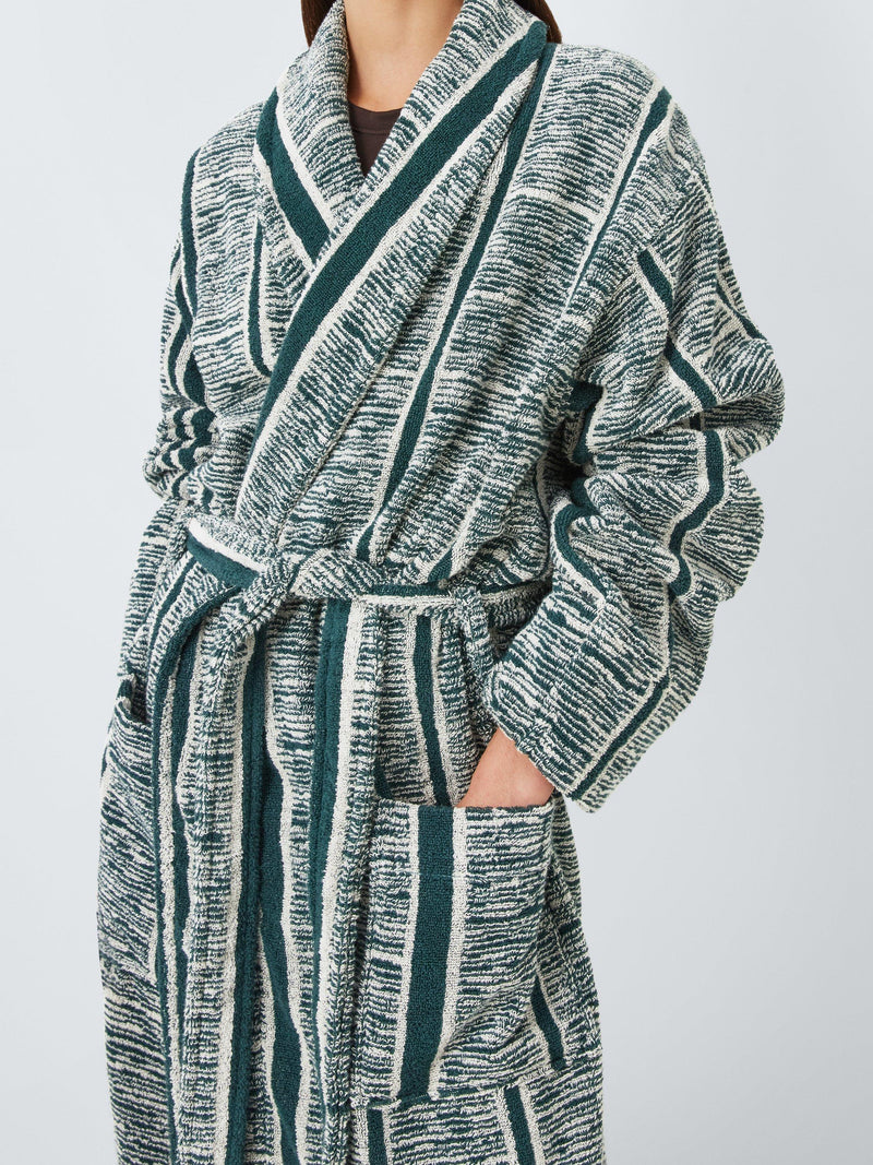 John Lewis X Collagerie Bath Robe Leaf Green, UK version
