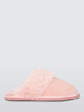 Microsuede Fluffy Faux Fur Mule Slippers - McGrocer