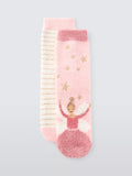 John Lewis Kids' Fairy Slipper Socks, Pack of 2 - McGrocer
