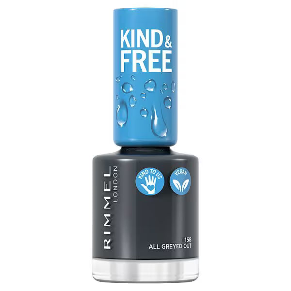 Rimmel Nail Polish All Greyed Out, imported from the UK