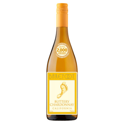 Barefoot Buttery Chardonnay White Wine 750ml - British product