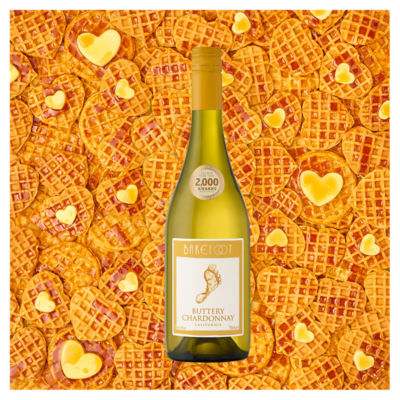 Barefoot Buttery Chardonnay White Wine 750ml - British product
