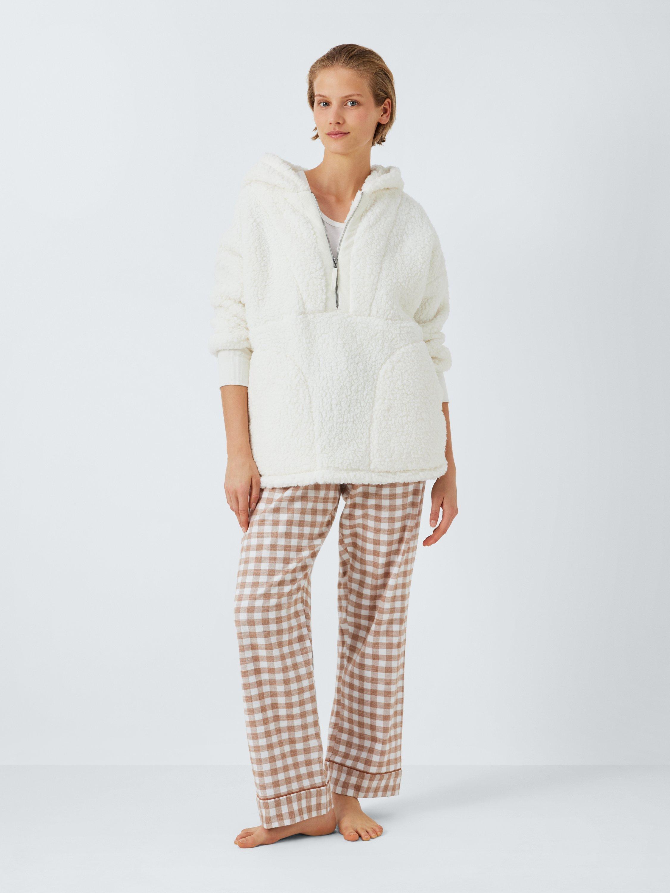 John Lewis half zip borg lounge top, UK version
