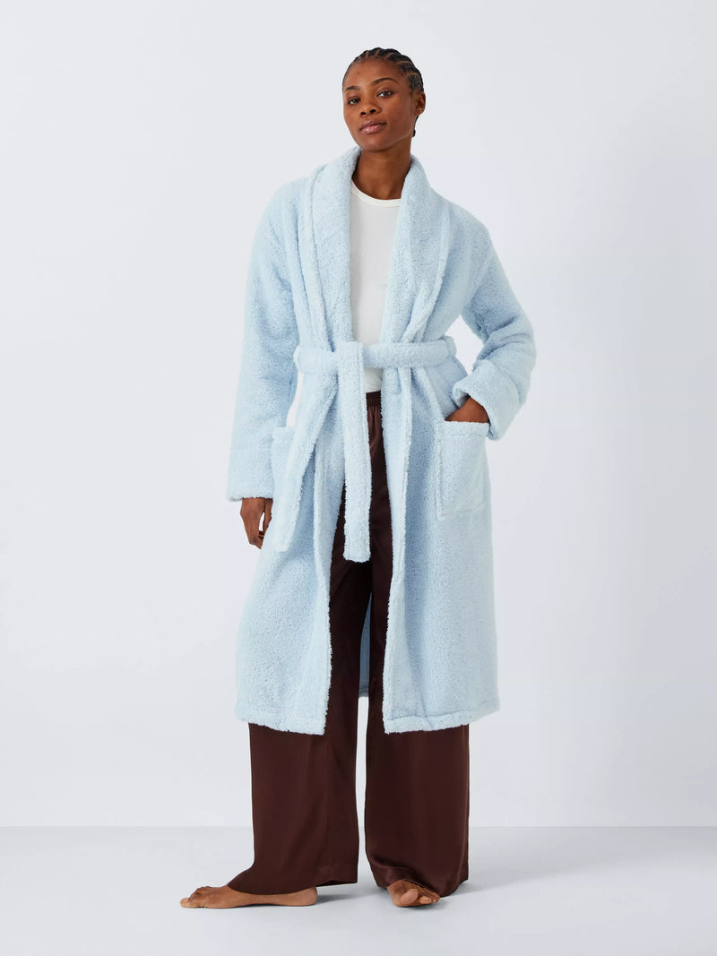 John Lewis organic cotton blend towelling dressing gown, UK version