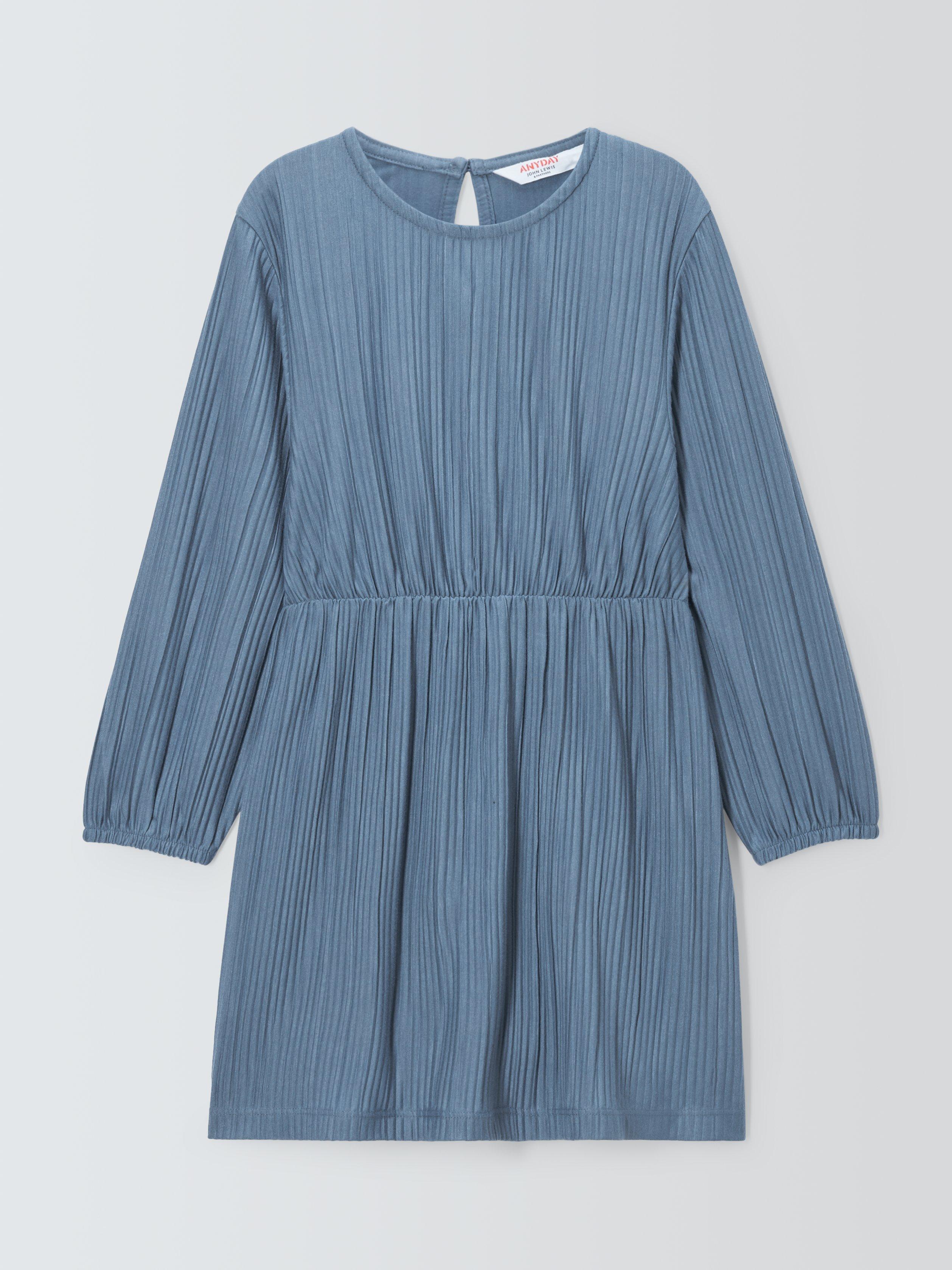 John Lewis ANYDAY Kids' Dress Blue, imported from the UK