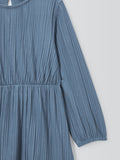 John Lewis ANYDAY Kids' Dress Blue, imported from the UK