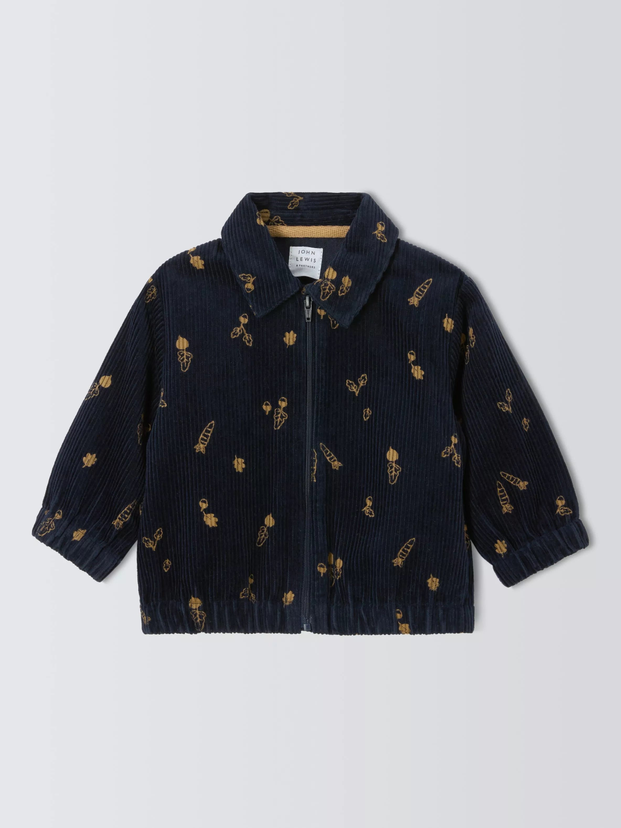 John Lewis Baby Vegetable Cord Shirt, Multi - McGrocer