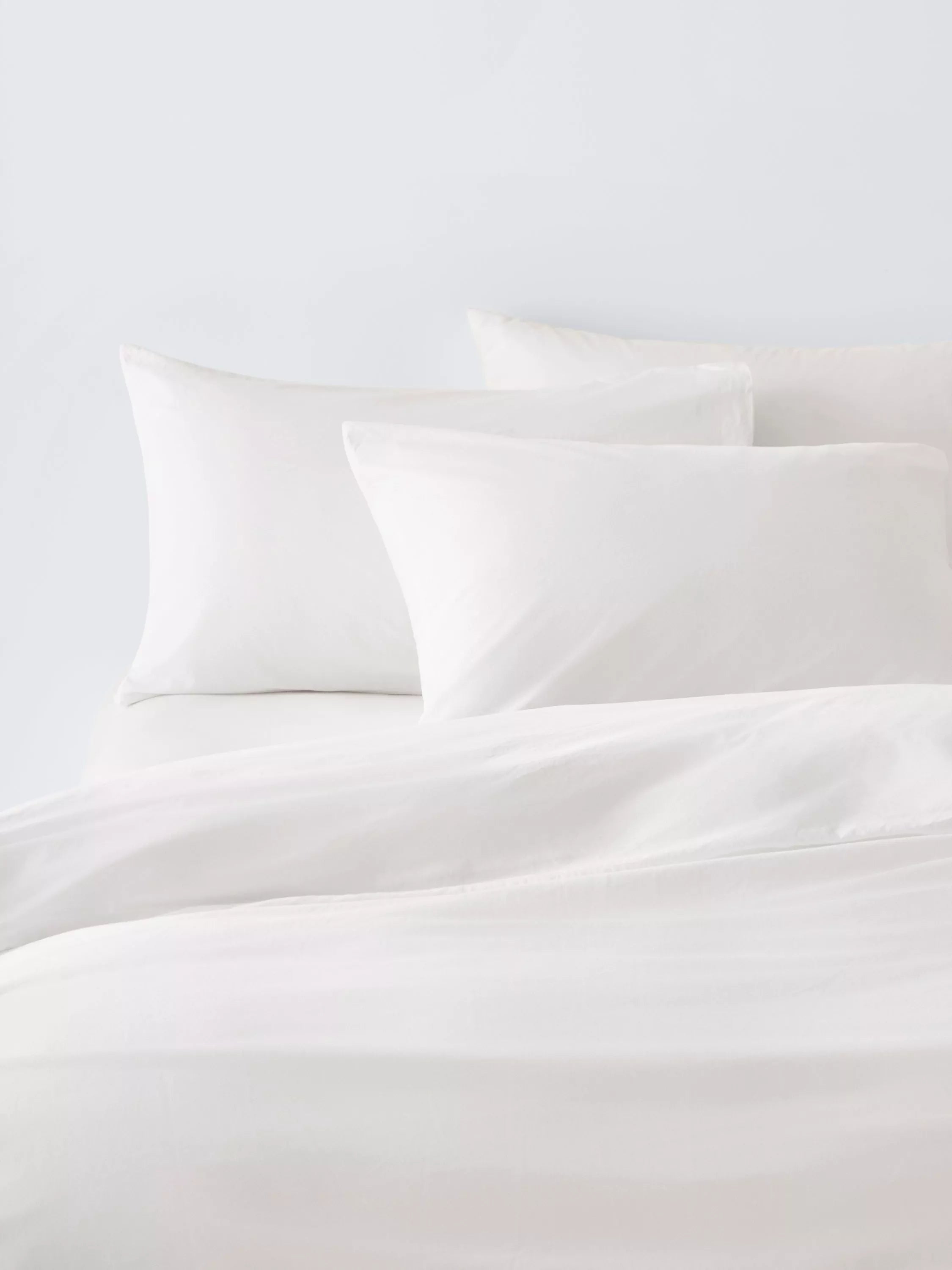 John Lewis 260 Thread Count Washed Cotton Duvet Cover Set - McGrocer