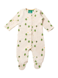 Little Green Radicals Baby Tree Waffle Babygrow, Cream - McGrocer